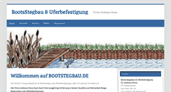 Desktop Screenshot of bootstegbau.de