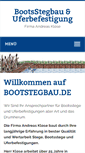 Mobile Screenshot of bootstegbau.de