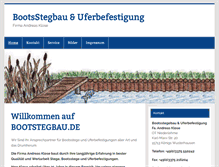 Tablet Screenshot of bootstegbau.de